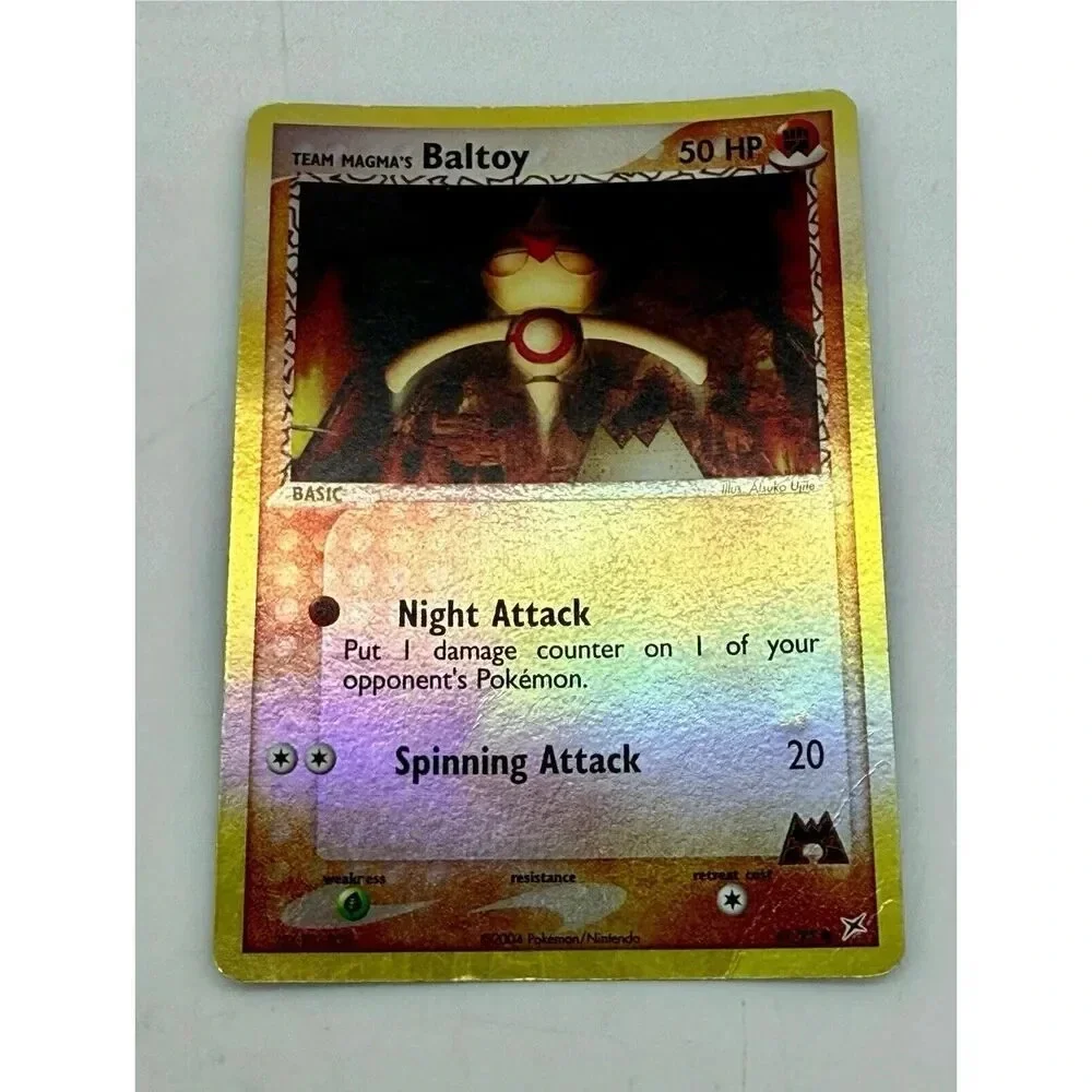 Team Magma's Baltoy - EX Magma vs‎ Aqua 61/95 Vintage 2004 Pokemon TCG MP